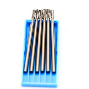 HSS Jewelry Burs Tools Jewelry Making Tools Equipment Stone Setting Tool Cylinder Square Cross Cut Bur