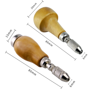 1mm 2.35mm 3mm Pin Vise Carbide Wood Hand Drill for Jewelry Mushroom Sharp Diamond Bead Tool Stone